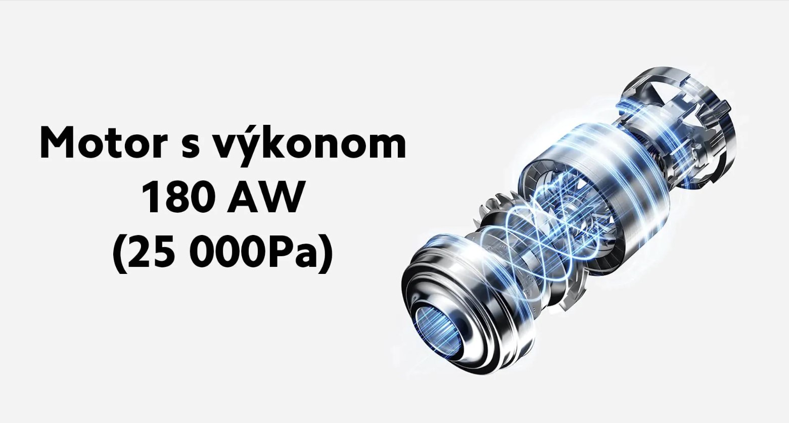 Maximálny sací výkon 180AW